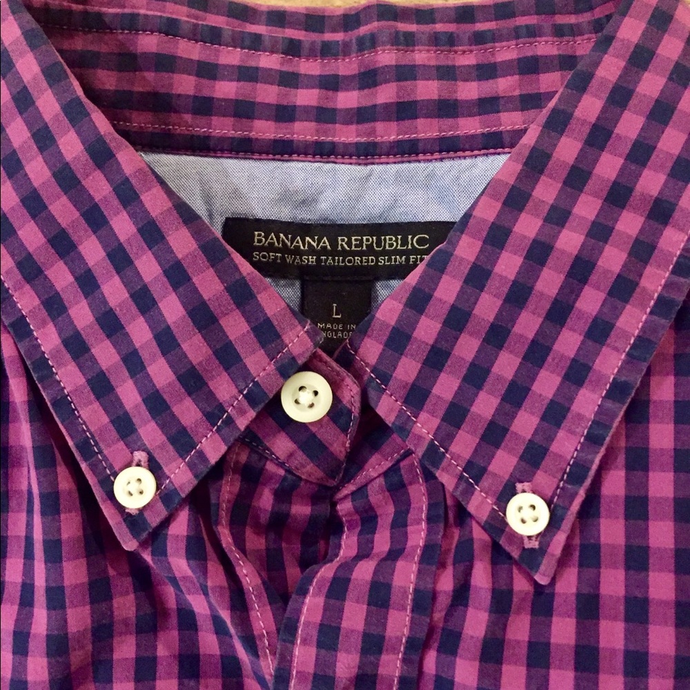 Banana Republic men’s dress shirt L - Picture 2 of 4